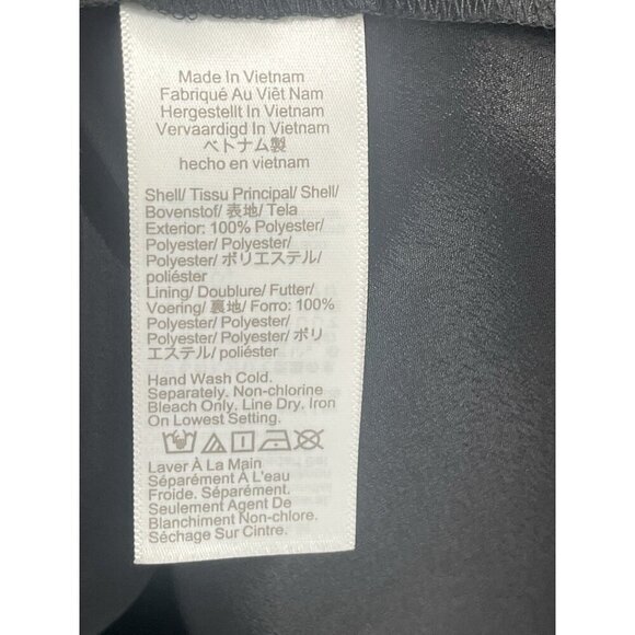 J Crew Swiss Dot Polka Metallic Black Gold Blouse Sz 3X - Picture 6 of 6